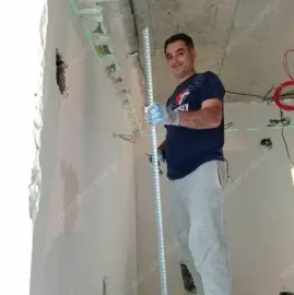 შიდა კედლების ლესვა