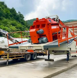 მობილური ბეტონის ქარხანა -100 მ³- სწრაფი მიწოდება