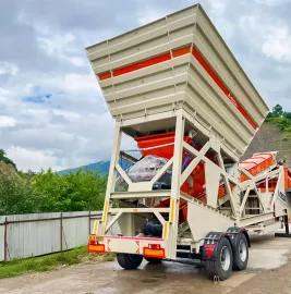 მობილური ბეტონის ქარხანა -100 მ³- სწრაფი მიწოდება