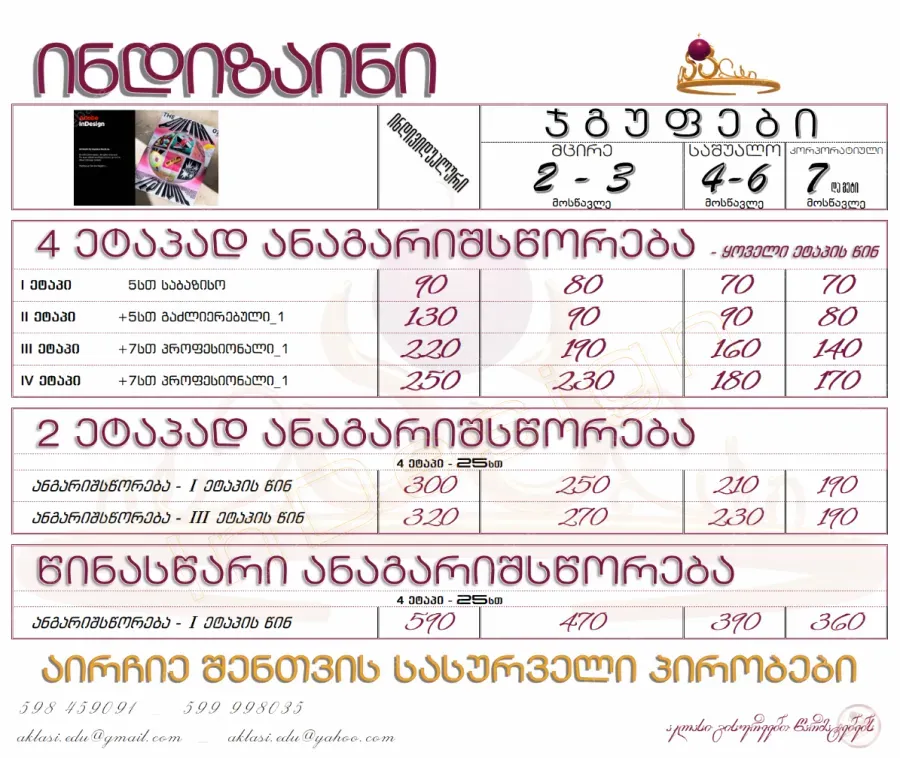 InDesign _ ინდიზაინი