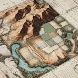 შიდა აზომვა, საკადასტრო ნახაზი, დაკვალვა ტოპო