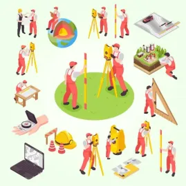 საკადასტრო აზომვა,  მიწის აზომვა , დაკვალვა