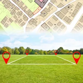 საკადასტრო აზომვა,  მიწის აზომვა , დაკვალვა