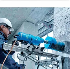 ბეტონის ბურღვა, კედლის ხვრეტა