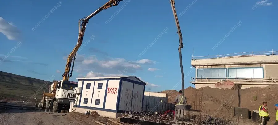 პომპა-მიქსერით მომსახურება