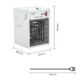 Dantherm TR 3D – ელექტრო ვენტილატორიანი გამათბობლები ელექტრო კალორიფერი გამათბობელი – კედელზე დასამონტაჟებელი
