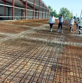 ბეტონის დასხმა / მოპრლიალება