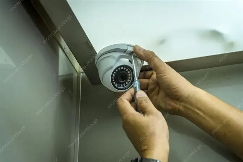 IP/Analog კამერების მონტაჟი