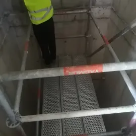 ქირავდება ლივტის შახტაში ასაწყობი ხარაჩოები სერთიფიცირებული ხარაჩოები