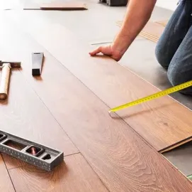 ლამინატის დაგება 