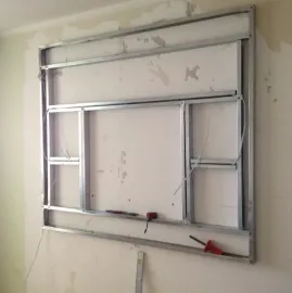 თაბაშირმუყაოს მონტაჟი