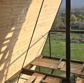 კოტეჯების მშენებლობა