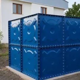 წყლის ავზი უჟანგავი სახანძრო ავზები რეზერვუარი ნავთობი Galvanized AISI St-37 Carbon Stainless Steel