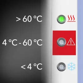 კულინარიული სამზარეულოს თერმომეტრი სურსათის ინფრაწითელი IR BP5F პირომეტრი ზედაპირისა და ბირთვის ტემპერატურის კომბინირებული გაზომვები HACCP სტანდარტების შესაბამისად