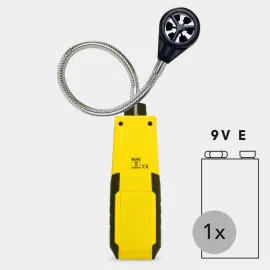 BA16 ანემომეტრი ქარის, ჰაერის ან აირების სწრაფი სიჩქარის გაზომვა