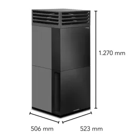 ოთახის ჰაერის გამწმენდი TAC V+ ბაზალტის ნაცრისფერი/შავი