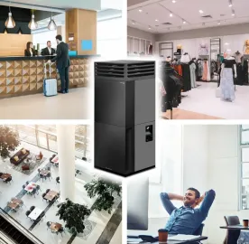 ოთახის ჰაერის გამწმენდი TAC V+ ბაზალტის ნაცრისფერი/შავი