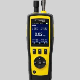 Trotec PC 220 – ნაწილაკების მრიცხველი მტვრის გაზომვა კალიბრაცია კალიბრაციის სერთიფიკატი