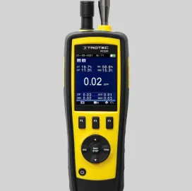 Trotec PC 220 – ნაწილაკების მრიცხველი მტვრის გაზომვა კალიბრაცია კალიბრაციის სერთიფიკატი