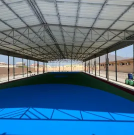 საბავშვო და სპორტული მოედნების, ასევე ველობილიკების მოწყობა