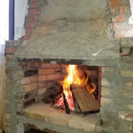 ბუხრის აშენება მოპირკეთება 