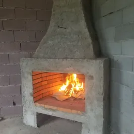 ბუხრის აშენება მოპირკეთება 